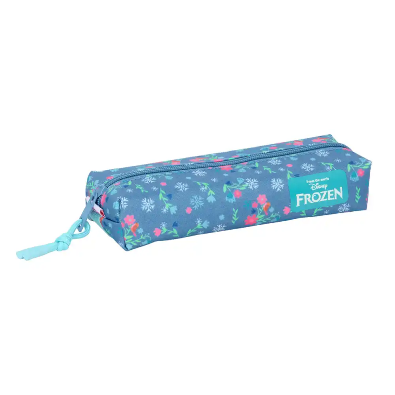 Bolso escolar portatodo safta rectangular con goma elastica frozen 40x220x70 mm
