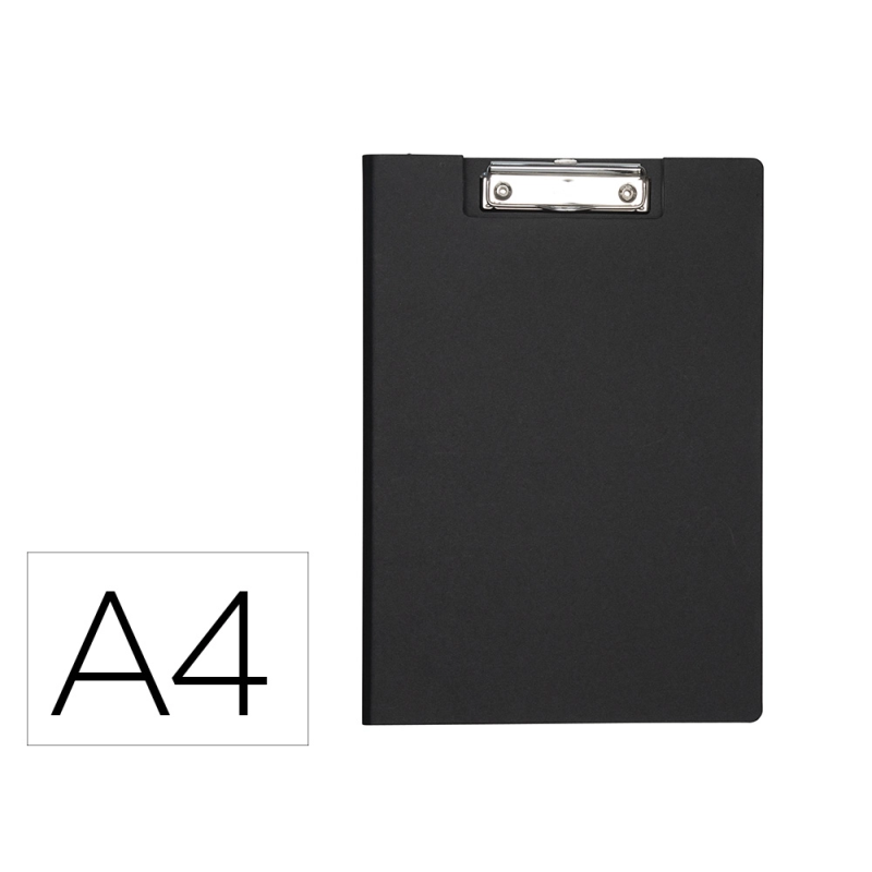 Portanotas maul balance din a4 carton reforzado 8 mm con pinza color negro