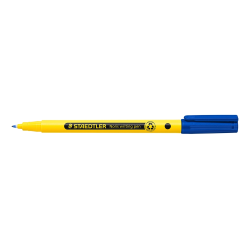 Rotulador staedtler noris writing pen 307 tinta base de agua punta fina trazo 0,6 mm azul