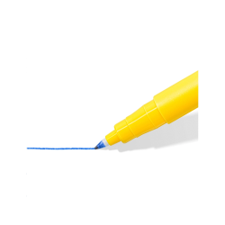Rotulador staedtler noris writing pen 307 tinta base de agua punta fina trazo 0,6 mm azul