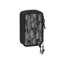 Plumier escolar safta triple cremallera 37 piezas dragon ball 195x125x55 mm