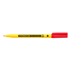 Rotulador staedtler noris writing pen 307 tinta base de agua punta fina trazo 0,6 mm rojo