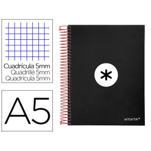 Cuaderno espiral a5 micro...