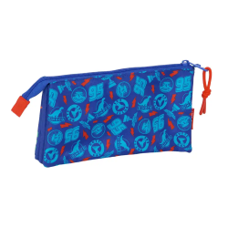 Bolso escolar portatodo safta triple cremallera cars 120x220x30 mm