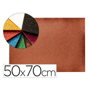 Goma eva con purpurina...