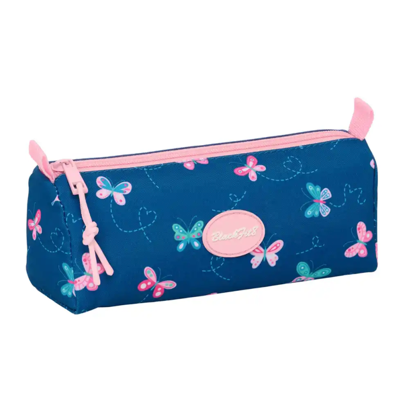 Bolso escolar portatodo safta blackfit8 mariposas 80x210x70 mm