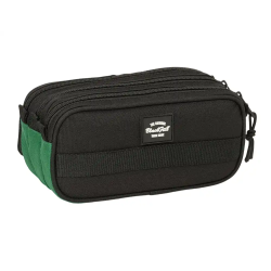 Bolso escolar portatodo safta triple big blackfit chico varsity 100x215x80 mm