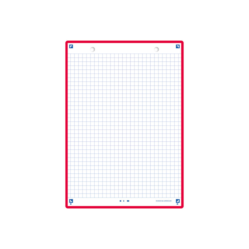 Ficha de revision oxford flashcards 2.0 148x210 mm 250 g cuadricula 5mm color rojo paquete de 30 unidades