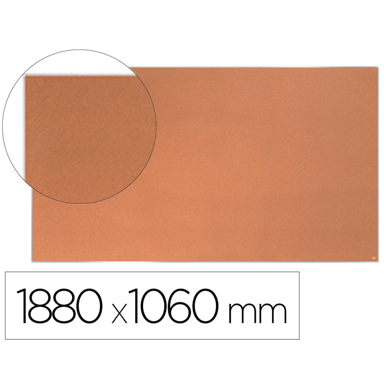 Tablero de anuncios nobo impression pro corcho formato panoramico 85/' 1880x1060 mm