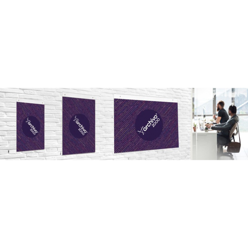 Expositor mural archivo 2000 con taladros ultra transparente din a4 vertical 210x320 mm