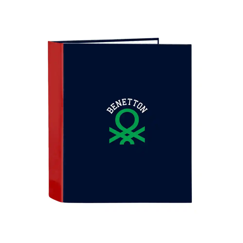 Carpeta carton folio 4 anillas safta lomo ancho benetton together