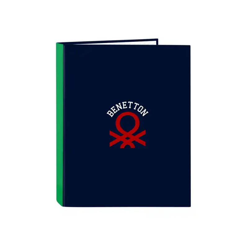 Carpeta carton folio 4 anillas mixtas safta benetton together