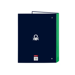 Carpeta carton folio 4 anillas mixtas safta benetton together