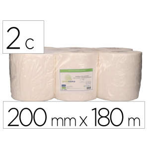 Papel secamanos bunzl...