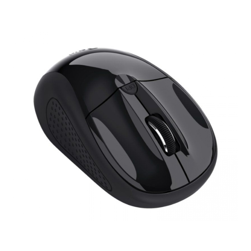 Raton trust basic optico inalambrico eco 4 botones 800/1600 dpi usb 2.0 color negro