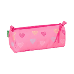 Bolso escolar portatodo safta benetton heart 80x210x70 mm