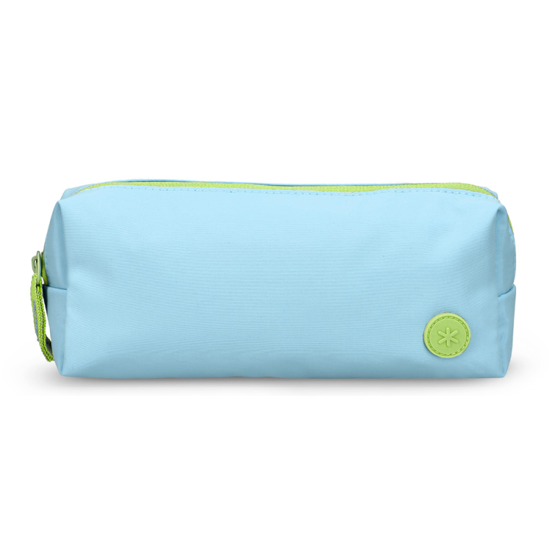 Estuche portatodo antartik basic pack 1 compartimento turquesa compañero mochila 80x55x210 mm