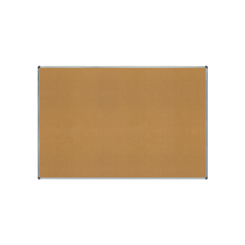 Pizarra corcho rocada marco aluminio con cantoneras 120x180 cm