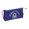 Bolso escolar portatodo safta triple benetton drop 120x220x30 mm