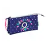 Bolso escolar portatodo safta triple benetton drop 120x220x30 mm