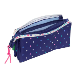 Bolso escolar portatodo safta triple benetton drop 120x220x30 mm