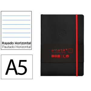 Cuaderno con gomilla...