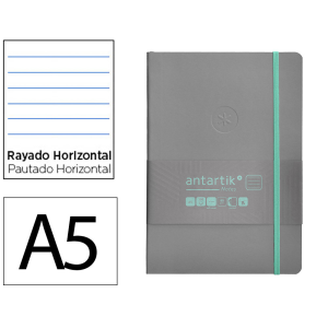 Cuaderno con gomilla...