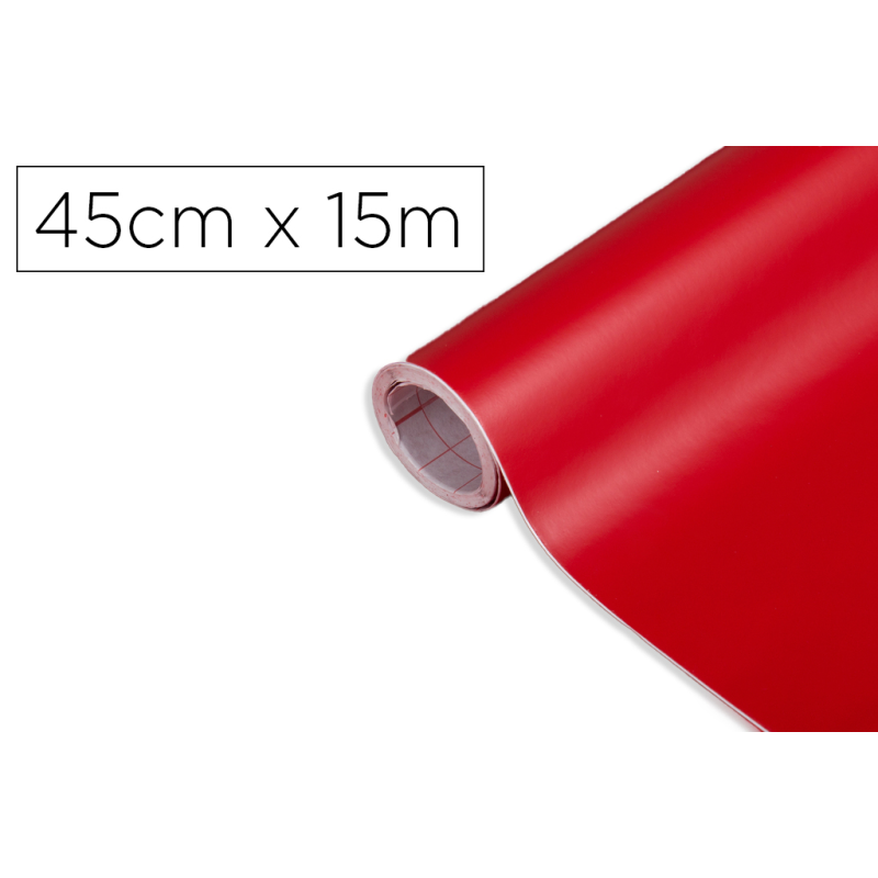 Rollo adhesivo d-c-fix rojo señales ancho 45 cm largo 15 mt