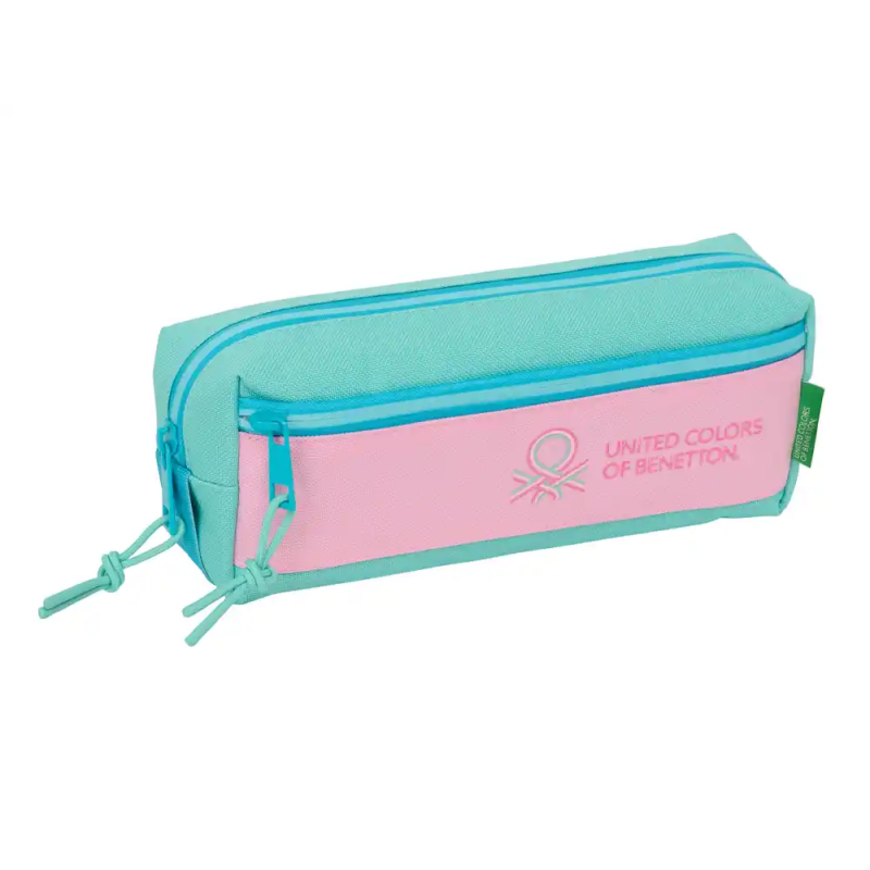 Bolso escolar portatodo safta triple pequeño con goma elastica benetton dolce 85x220x60 mm