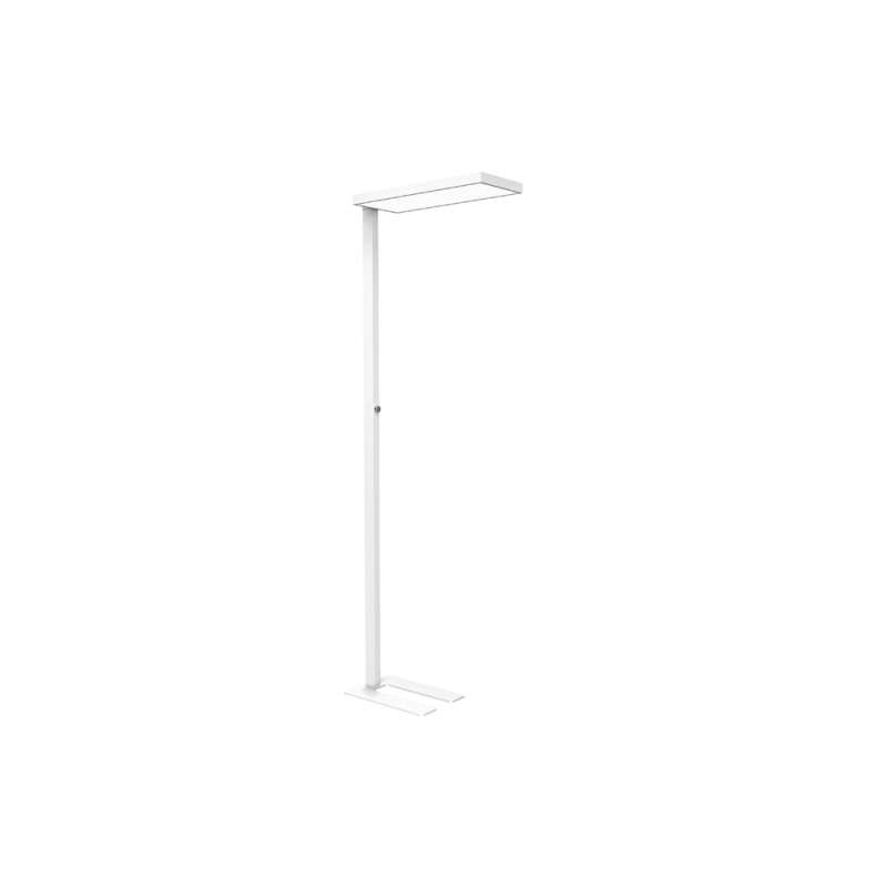 Lampara de escritorio maul led 65w 9200lm brillo regulable brazo fijo blanca