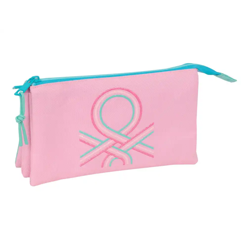 Bolso escolar portatodo safta triple benetton dolce 120x220x30 mm