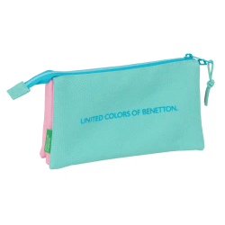 Bolso escolar portatodo safta triple benetton dolce 120x220x30 mm