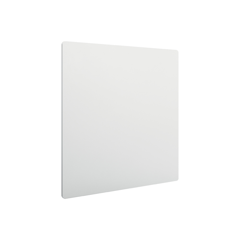 Pizarra blanca nobo modular sin marco acero magnetica 450x450 mm