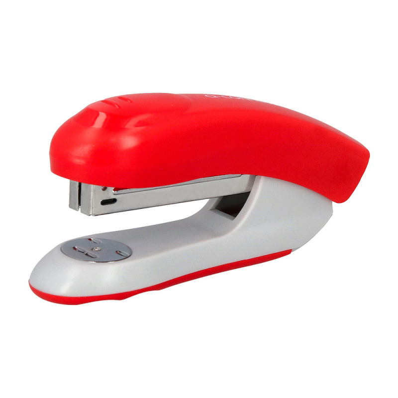 Grapadora q-connect kf14206 plastico abs roja capacidad 20 hojas