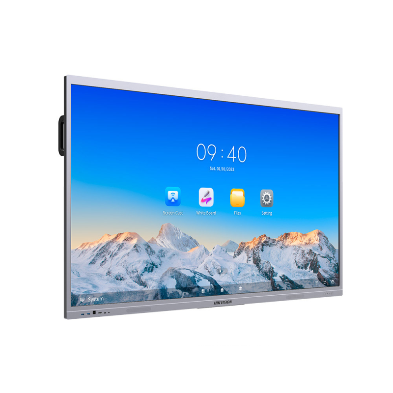 Pantalla interactiva hikvision 75/' 3840x2160 pixeles 4k wifi/bluetooh android 13.0 8gb memoria