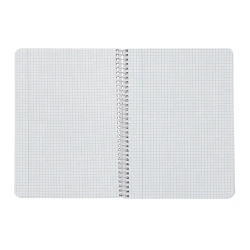 Cuaderno espiral liderpapel a4 smart tapa blanda 80h 75gr cuadro 4 mm con margen colores surtidos