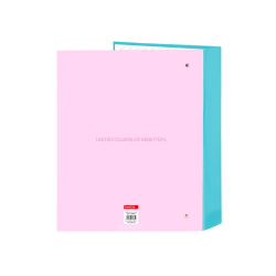 Carpeta carton folio 4 anillas safta lomo ancho benetton dolce
