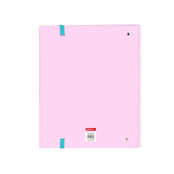 Carpeta con recambio safta din a4 cuadro 5 mm con goma y separadores benetton dolce