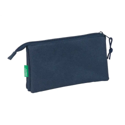 Bolso escolar portatodo safta triple benetton basics 120x220x30 mm