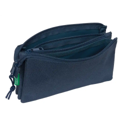 Bolso escolar portatodo safta triple benetton basics 120x220x30 mm