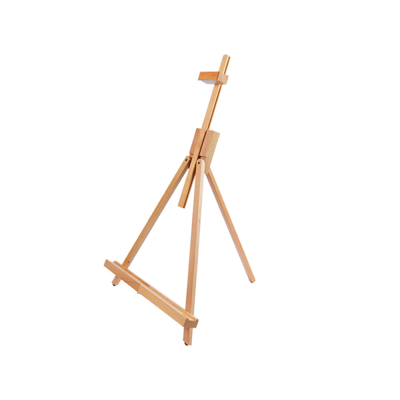 Caballete pintor de sobremesa liderpapel madera de haya barnizado 47x38x31 cm certificado fsc
