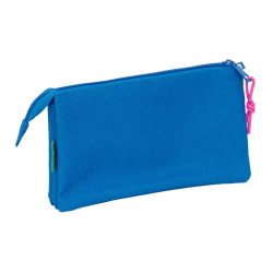 Bolso escolar portatodo safta triple benetton basics 120x220x30 mm