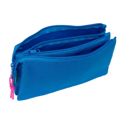Bolso escolar portatodo safta triple benetton basics 120x220x30 mm