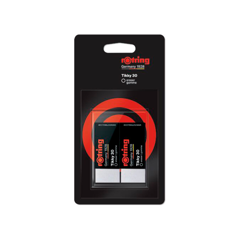 Goma de borrar rotring tikky 30 blister de 2 unidades