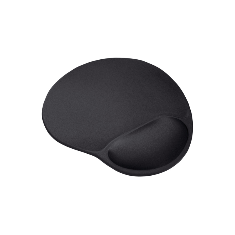 Alfombrilla de raton trust bigfoot pad color negro 236x205 mm