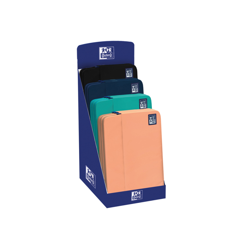 Funda para portatil oxford expositor de 10 unidades colores surtidos