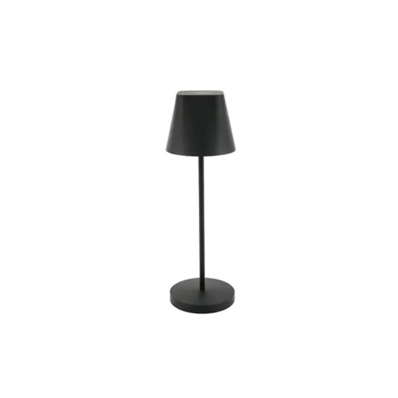Lampara de escritorio unilux 13w 150lm recargable autonomia6 horas negro