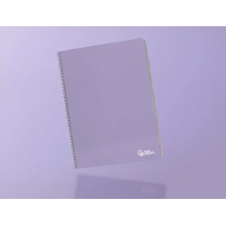 Cuaderno espiral liderpapel a4 smart tapa blanda 80h 75gr cuadro 8 mm con margen colores surtidos