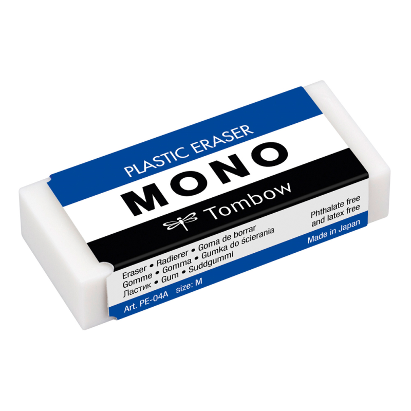Goma de borrar tombow pvc mono tamaño m