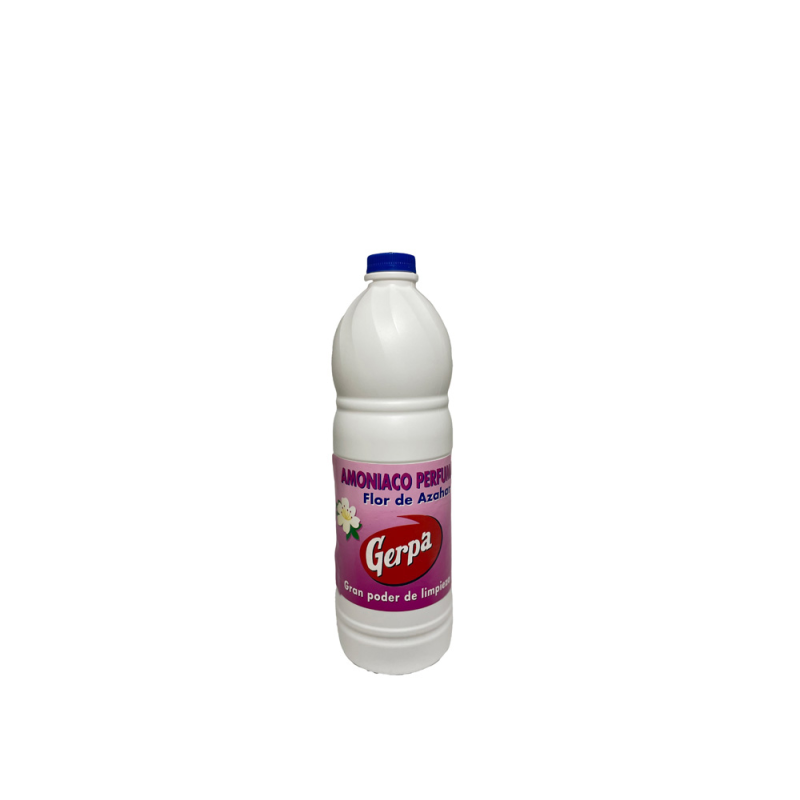 Amoniaco gerpa perfumado flor de azahar botella 1 litro